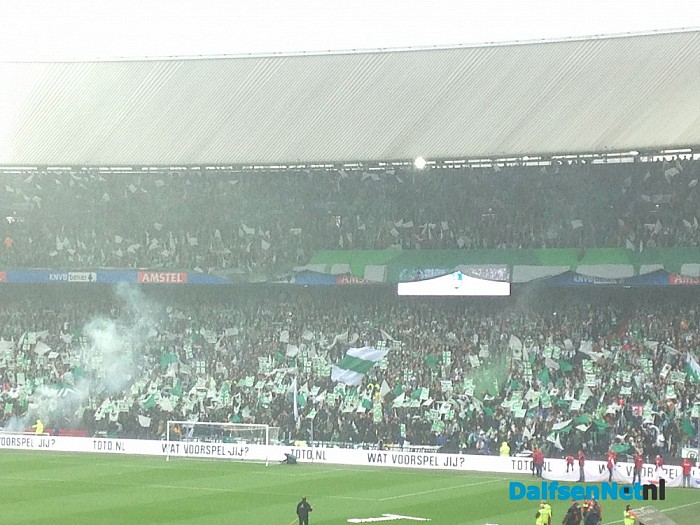 Veel Dalfser supporters bij Pec Grunn