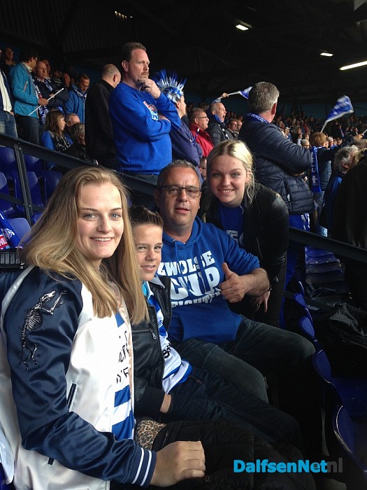 Veel Dalfser supporters bij Pec Grunn