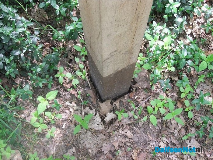 Vandalen bezig op landgoed Den Berg