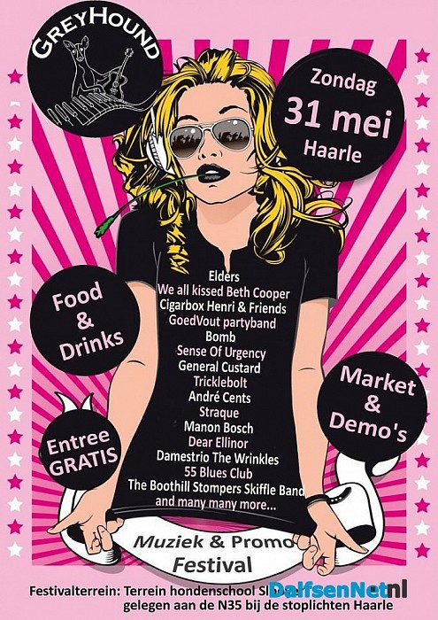 Het allereerste Greyhound Muziek festival maakt zich op voor veel bezoekers.