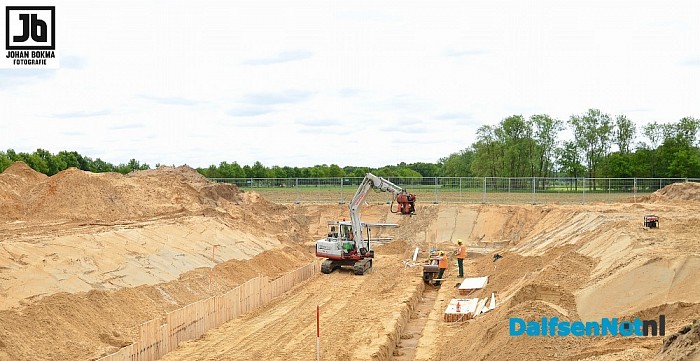 Update werkzaamheden project nevengeul Vilsteren - Foto: Johan Bokma