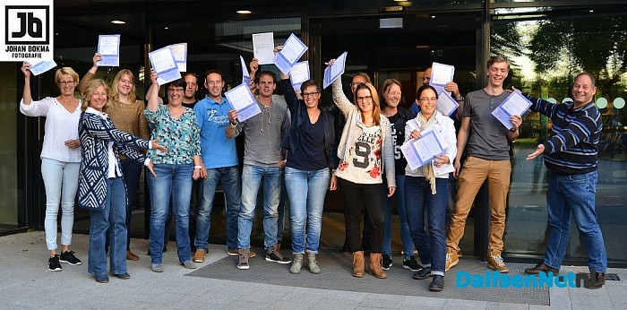 ‘Diploma Eerste Hulp voor 14 cursisten - Foto: Johan Bokma