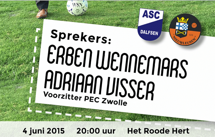 Avond voor sponsoren ASC’62 en S.V. Nieuwleusen - Foto: Eigen geleverde foto