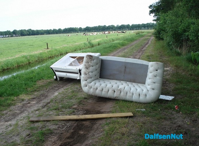 Gedumpt in de natuur