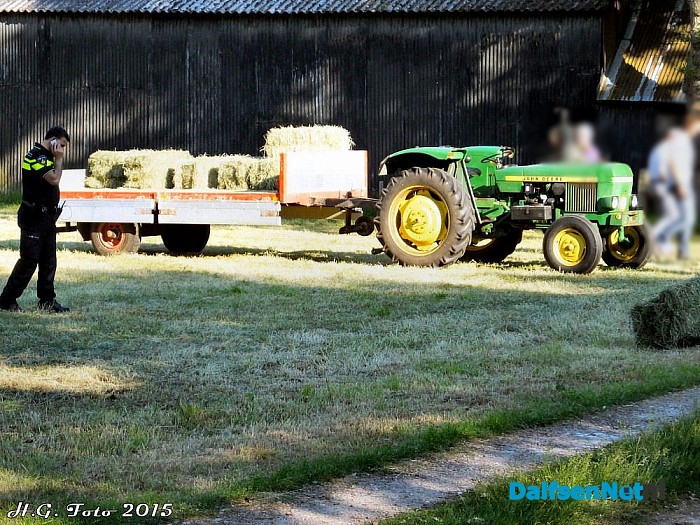 Kind komt onder trekker. - Foto: H.G. Foto