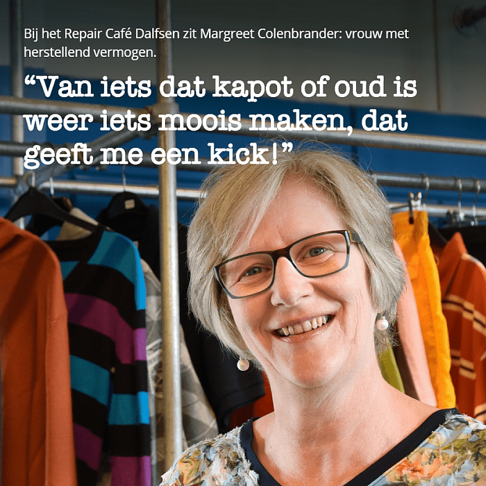Margreet Colenbrander: Vrouw met herstellend vermogen