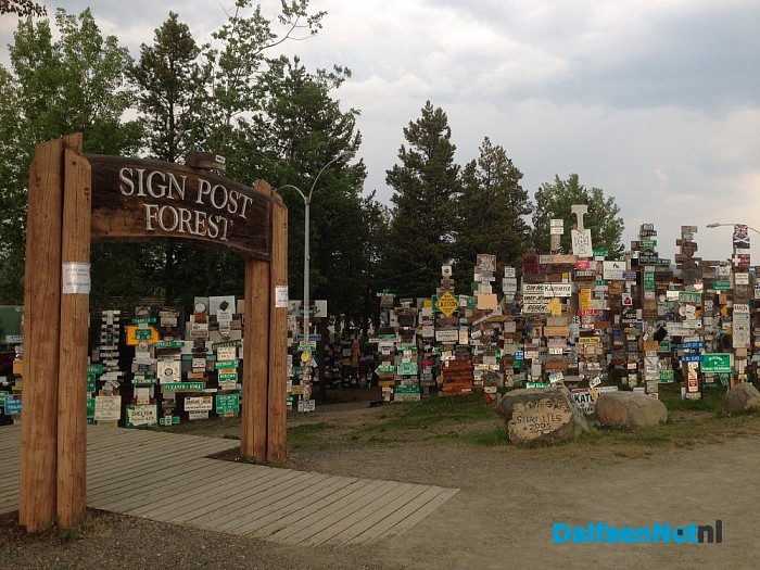 Dalfsen nu ook bekend bij Sign Post Forest Watson Lake