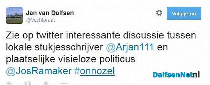 Beschuldigingen en ontkenning bij anonieme “Jan van Dalfsen”