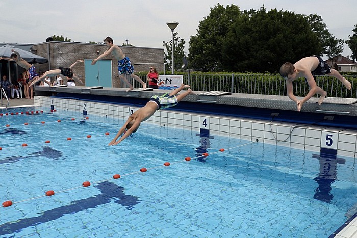Schoolzwemwedstrijden in Nieuwleusen - Foto: Paul Scholten