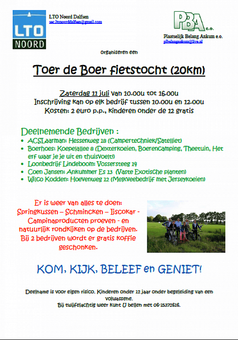 Toer de Boer fietstocht (20km) - Foto: Eigen geleverde foto