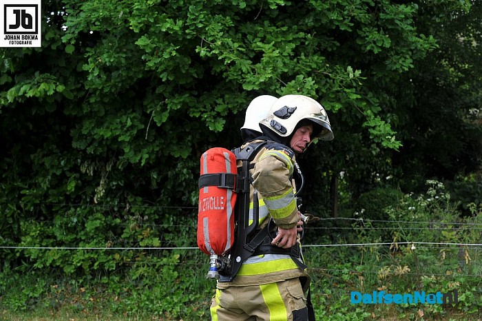 Keukenbrandje aan de Leemculeweg - Foto: Johan Bokma
