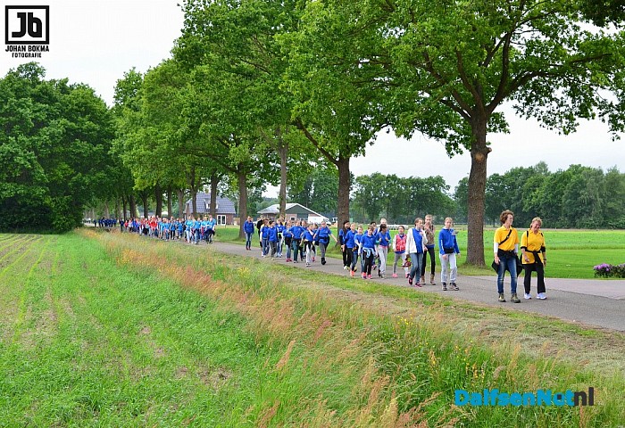 Wandeldag 2 in een zucht voorbij - Foto: Johan Bokma