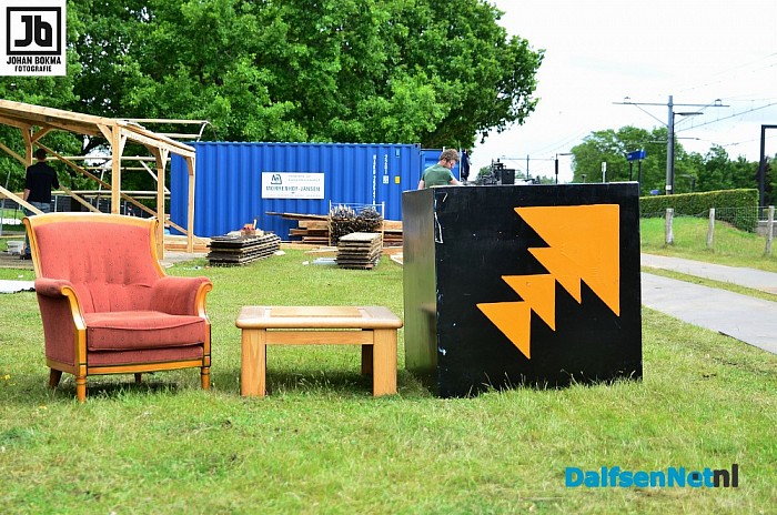 De opbouw Stone Rock Festival gaat in hoog tempo door! - Foto: Johan Bokma