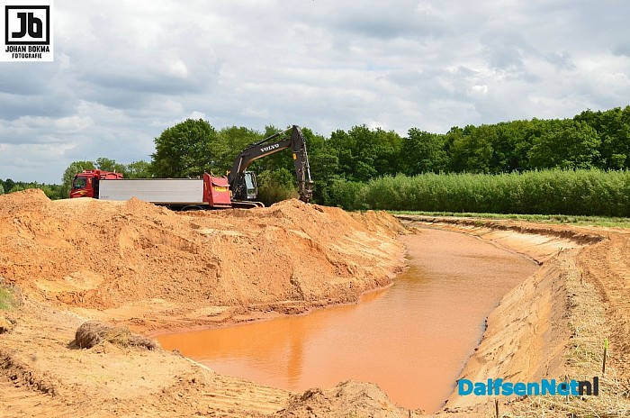 Update werkzaamheden project nevengeul Vilsteren. - Foto: Johan Bokma