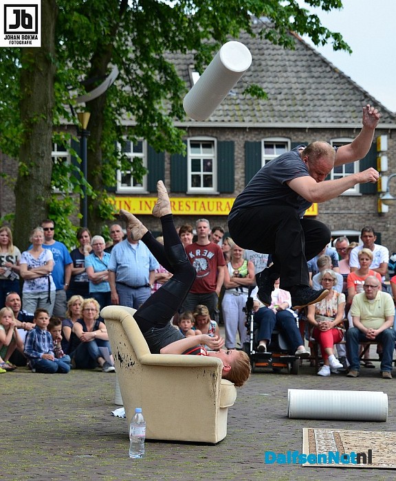 Komische en hilarische acts bij Kunsten op Straat - Foto: Johan Bokma
