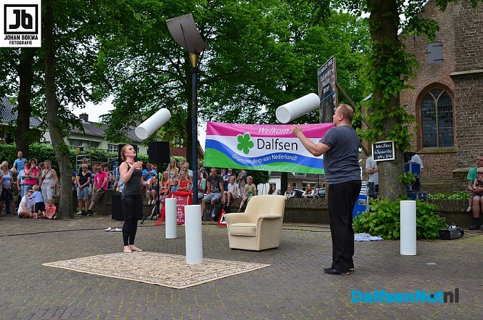 Komische en hilarische acts bij Kunsten op Straat - Foto: Johan Bokma