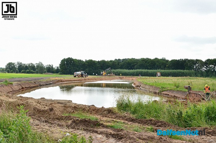 Update werkzaamheden project nevengeul Vilsteren - Foto: Johan Bokma