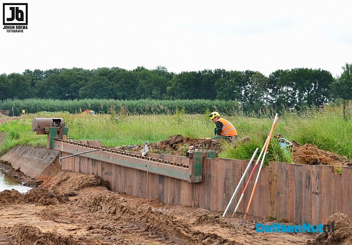 Update werkzaamheden project nevengeul Vilsteren - Foto: Johan Bokma