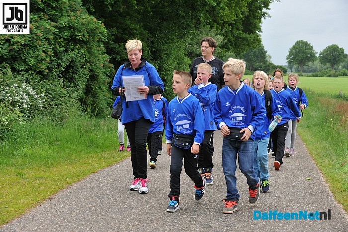 Wandeldag 2 in een zucht voorbij - Foto: Johan Bokma