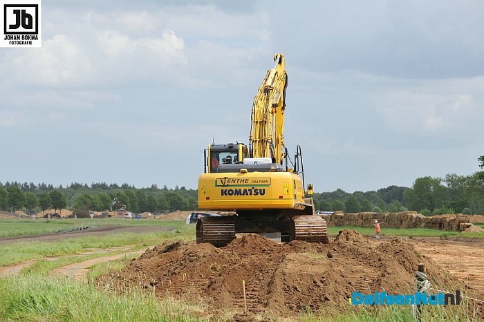 Update werkzaamheden project nevengeul Vilsteren. - Foto: Johan Bokma