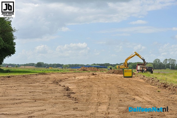 Update werkzaamheden project nevengeul Vilsteren. - Foto: Johan Bokma