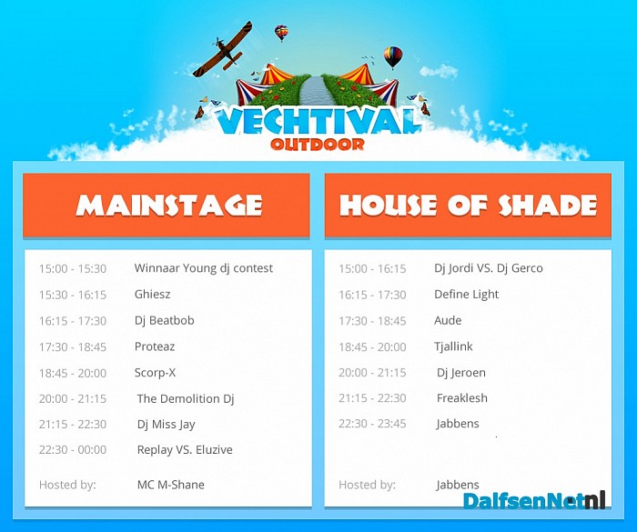 Extra kaarten Vechtival outdoor