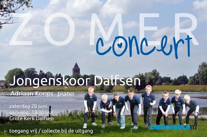 Zomerconcert jongenskoor Dalfsen