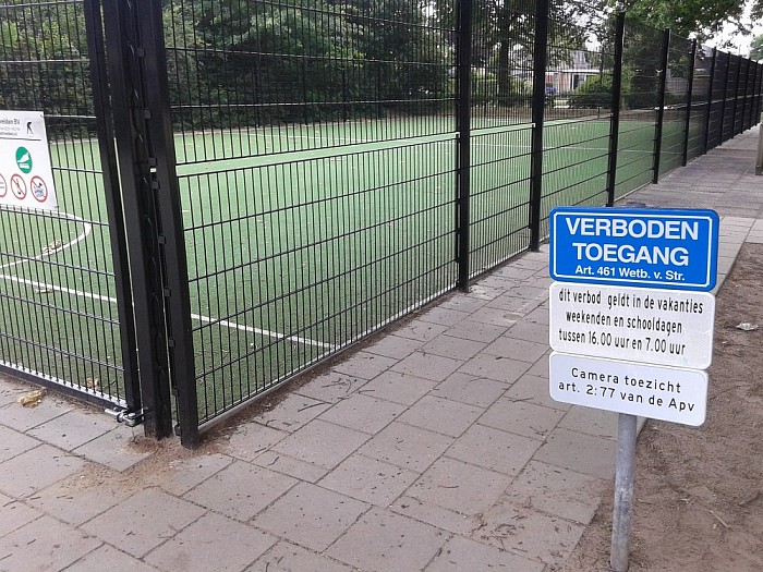 Verruiming openingstijden speelveldje - Foto: Eigen geleverde foto