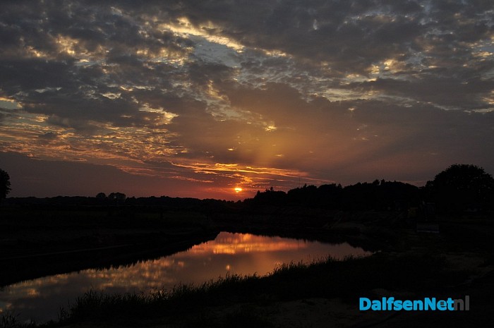 Mooie lucht foto`s gisteravond