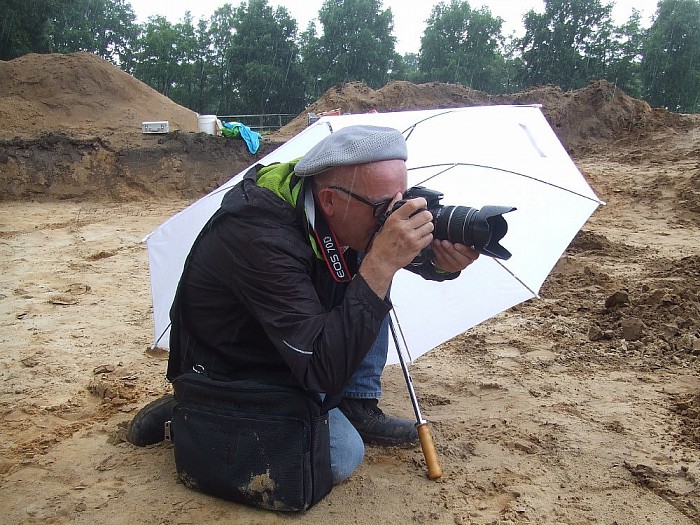 Laatste dag veldonderzoek Gerner door de jeugd - Foto: Wim