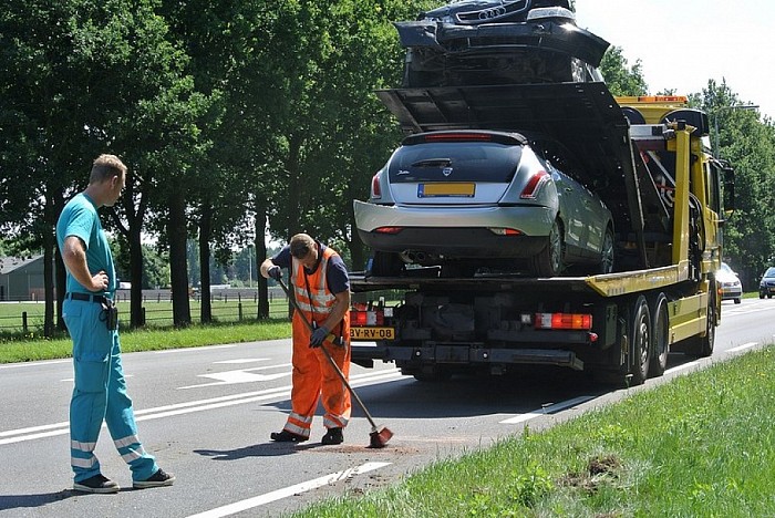 Ongeval Laag Zuthem - Foto: Niels Jansen
