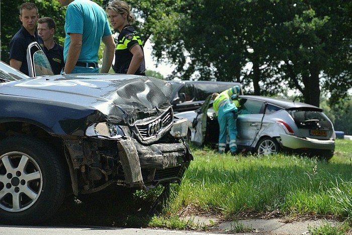 Ongeval Laag Zuthem - Foto: Niels Jansen