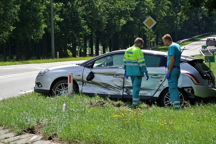 Ongeval Laag Zuthem - Foto: Niels Jansen