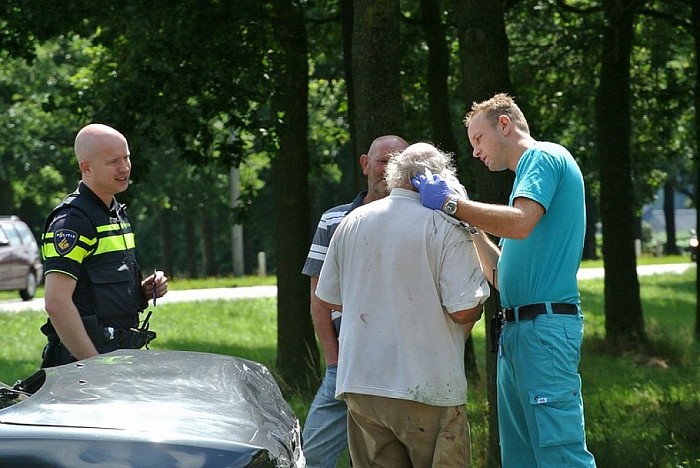 Ongeval Laag Zuthem - Foto: Niels Jansen