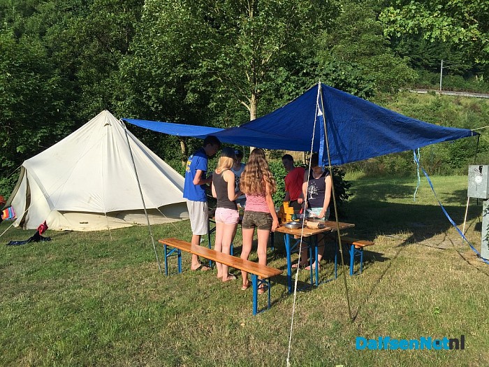 Jeugd organiseert eigen Scoutingkamp