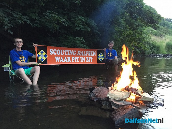 Jeugd organiseert eigen Scoutingkamp
