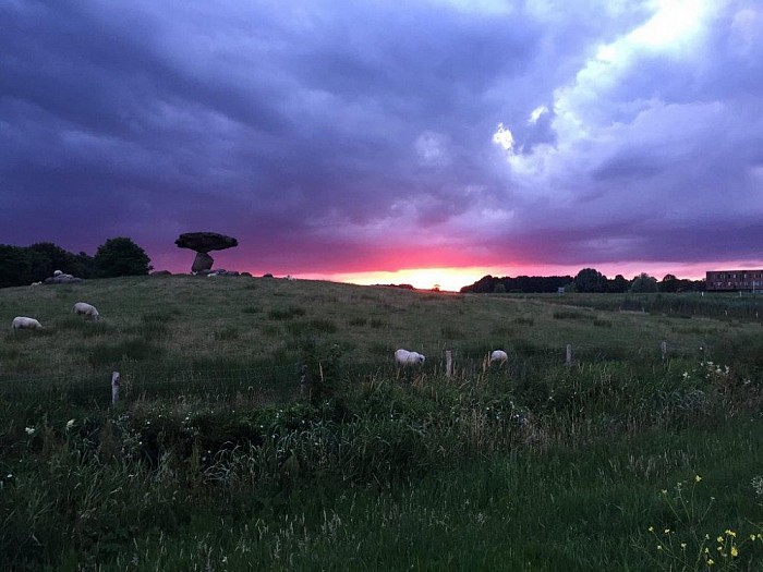 Avondzon bij Dalfsen - Foto: Eigen geleverde foto