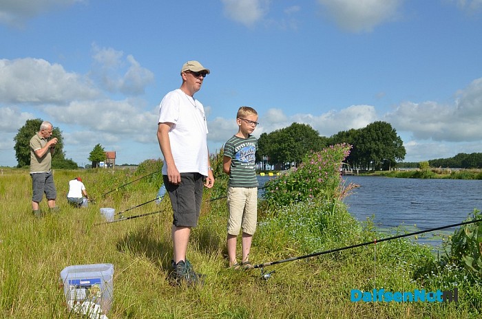 Vissen met visgids Eeuwe Weening bij “Boerhoes” - Foto: Johan Bokma