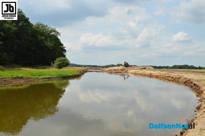 Update werkzaamheden project nevengeul Vilsteren - Foto: Johan Bokma