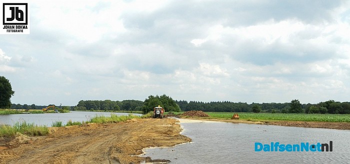 Update werkzaamheden project nevengeul Vilsteren - Foto: Johan Bokma