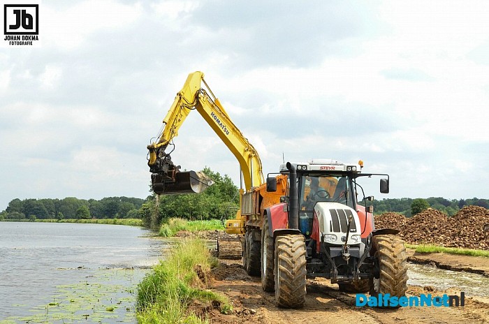 Update werkzaamheden project nevengeul Vilsteren - Foto: Johan Bokma