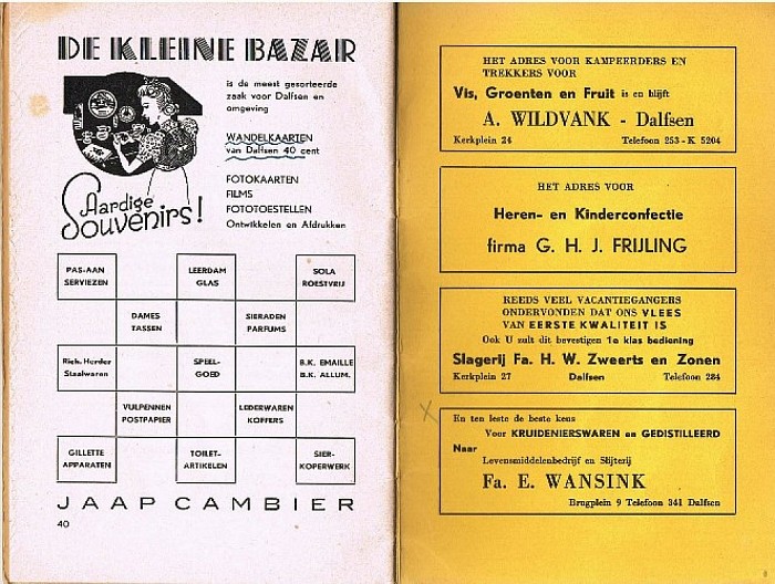 DALFSEN… ’t ligt zo vriendelijk. 1953 - Foto: Wim