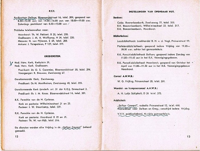 DALFSEN… ’t ligt zo vriendelijk. 1953 - Foto: Wim