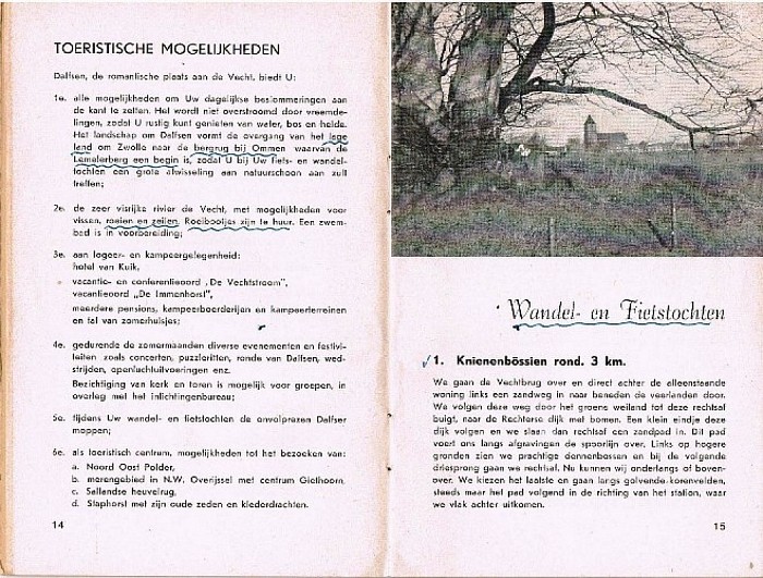 DALFSEN… ’t ligt zo vriendelijk. 1953 - Foto: Wim