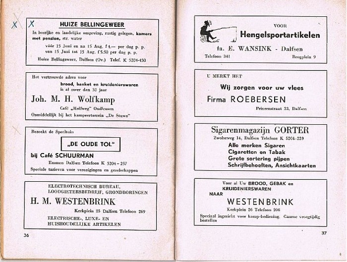DALFSEN… ’t ligt zo vriendelijk. 1953 - Foto: Wim