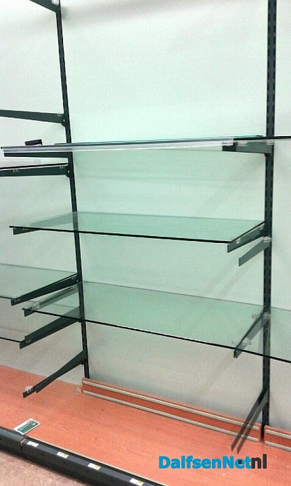 Stellingen met glasplaten