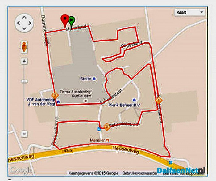 Wandelen door feestelijk Oudleusen