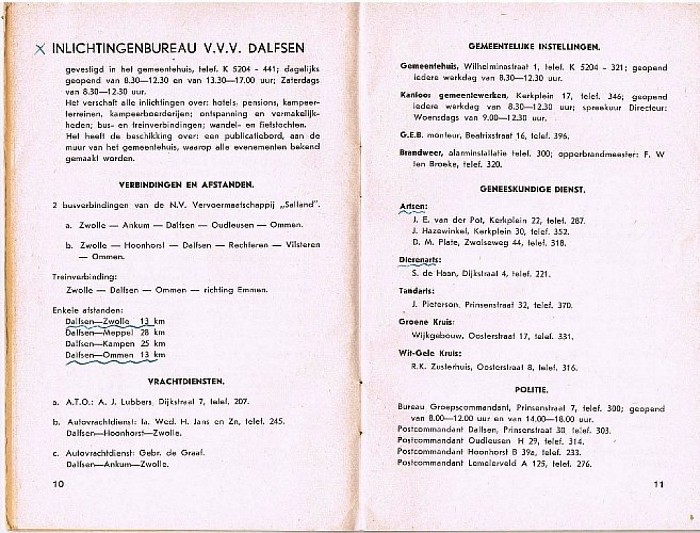DALFSEN… ’t ligt zo vriendelijk. 1953 - Foto: Wim