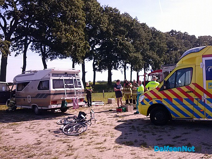 Camper in de brand