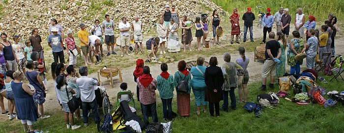 Inheemse Drum Tour bij  De Stokte in Dalfsen - Foto: Paul Scholten
